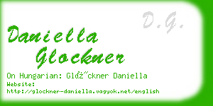 daniella glockner business card